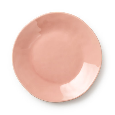 Desert Rose 9" Stoneware Salad Plates – Set of 4 Modern Pink Side Plates with Glossy Finish – Durable Everyday Dinnerware for Appetizers, Salads, Desserts & Entertaining