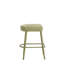 Tabouret de bar rembourré en tissu vert clair sans dossier - siège rembourré avec pieds et repose-pieds robustes, siège peu encombrant pour îlot de cuisine, comptoir de salle à manger et pub, 2 ensembles-997033043