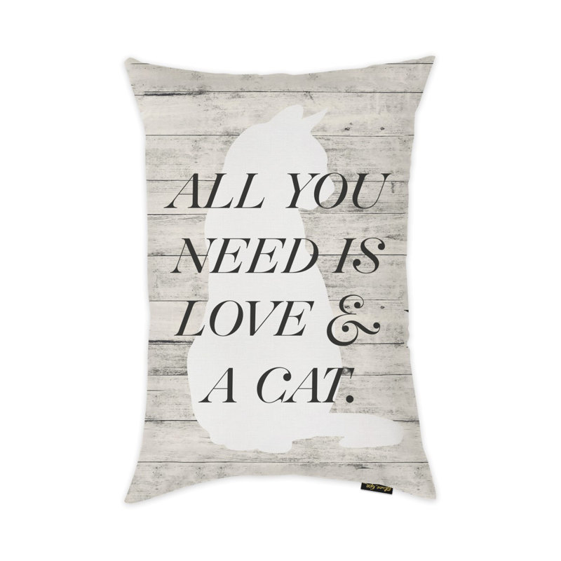  Coussin lombaire «A Cat and Love»