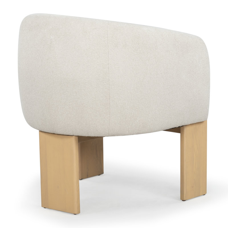 Lauricella Barrel Back Dining Chair, Tan