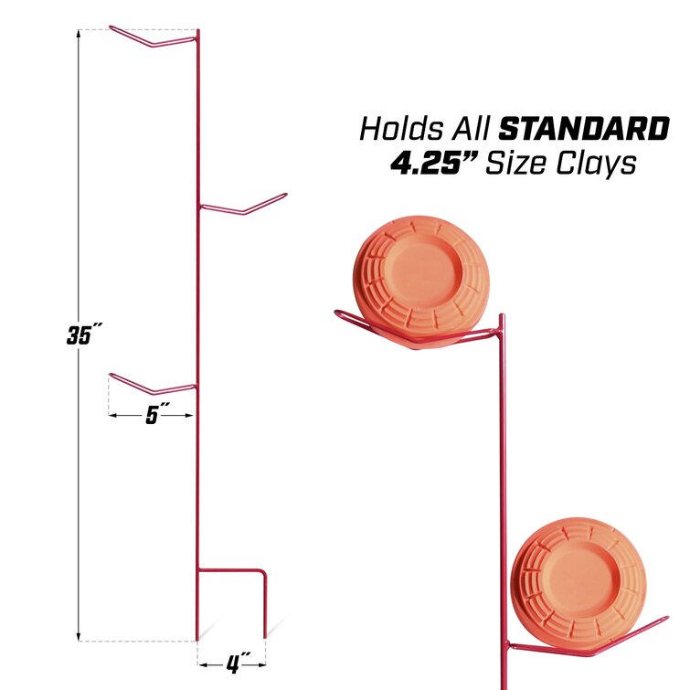 GoSports Outdoors Clay Claw Target Hangers - 50-Pack Clay Pigeon