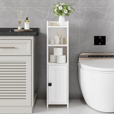 Engineered Wood Mounting / Installation Required Bathroom Cabinet