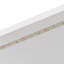 Lit plateforme simple en bois avec tablettes de rangement, tiroirs, station de charge, DEL, bureau et tête de lit tapissier, coussin blanc et beige-692373571-692373568