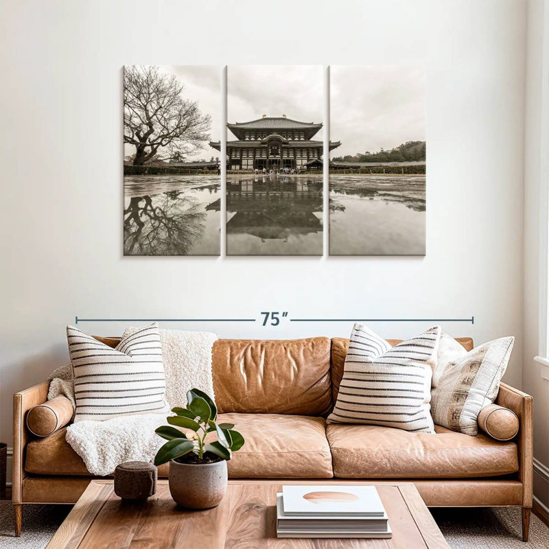 Adella Todaiji Temple Reflection, 36" H x 57" W