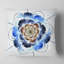 Fleur fractale bleu foncé - coussin à imprimé floral-31479580-31479584