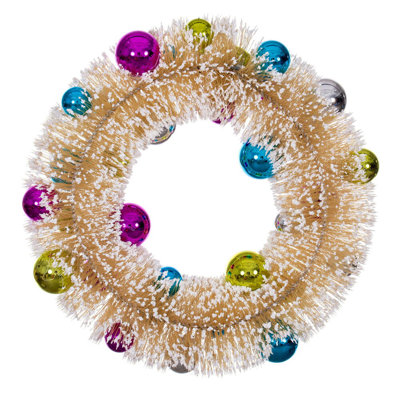  Boules de couronne givrées 18 po.