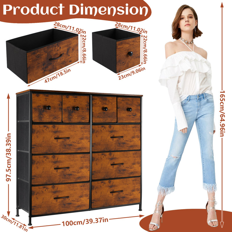 10-Drawer Dresser
