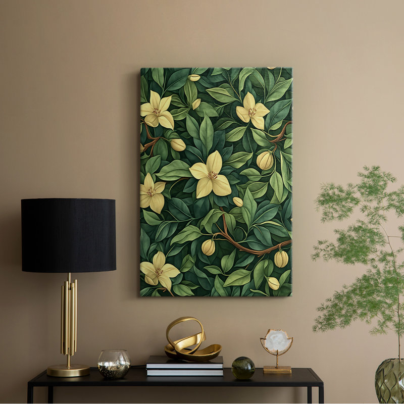 WM MORRIS Series DCCCXXVII  -Premium Gallery Wrapped Canvas -Ready to Hang, H 27 po x l 18 po