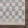 Wingard Contemporary Checkered Blue Area Rug