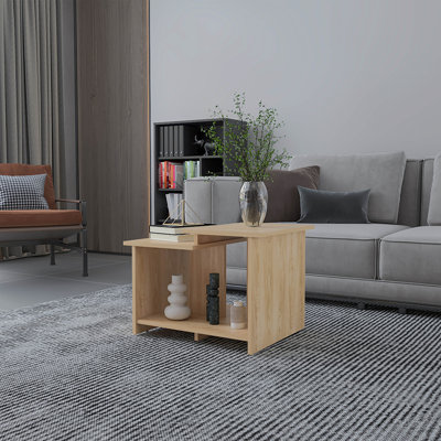 Table basse avec rangement ouvert