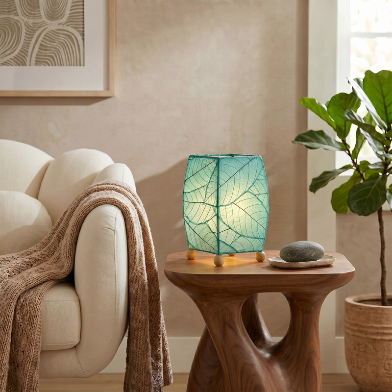 Lampe fantaisie Mendocino, Bleu mer