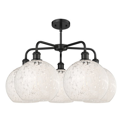 Bellagrace 5 - Light Dimmable Globe Chandelier
