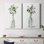 Botanical Arrangement I - Toile tendue avec châssis de qualité supérieure - Prêt à être accroché