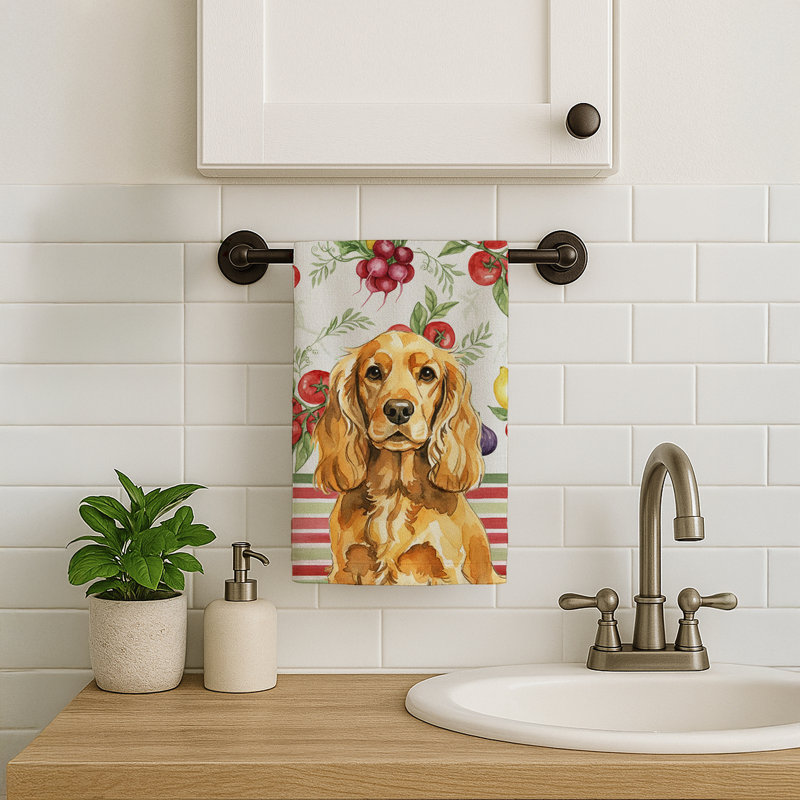 Serviette de cuisine Golden English Cocker Spaniel, Golden English Cocker Spaniel