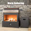 Modern Outdoor Gas Fireplace