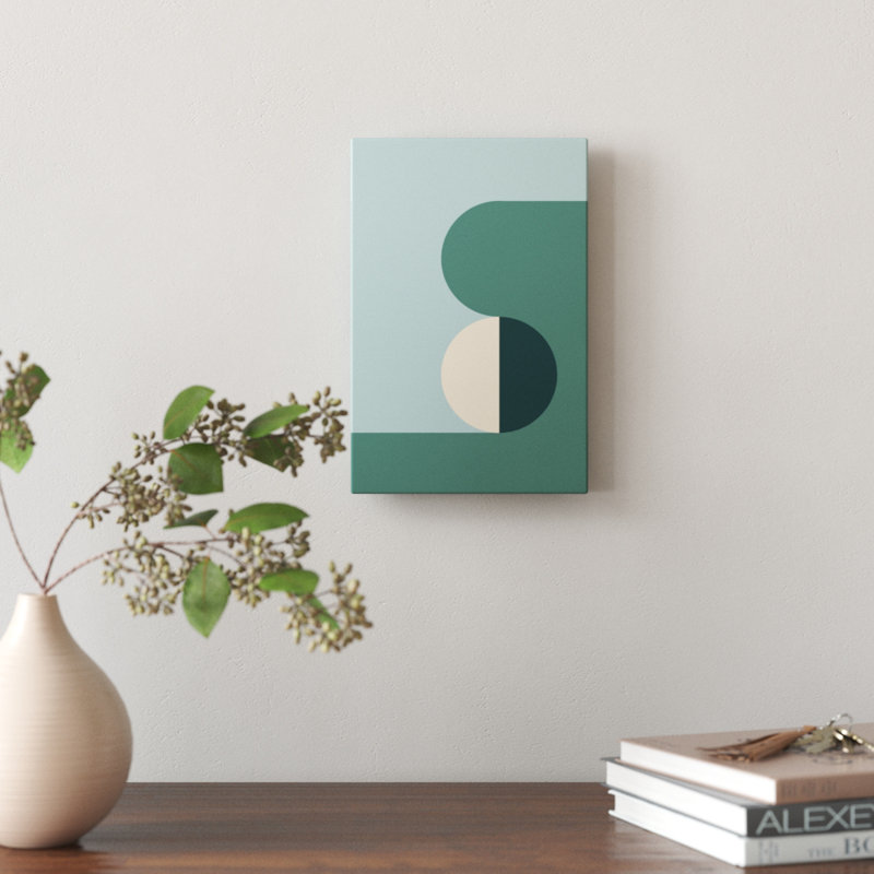 «Rounded Edge» - Impression sur toile tendue, H 12 po x l 8 po x P 1,5 po