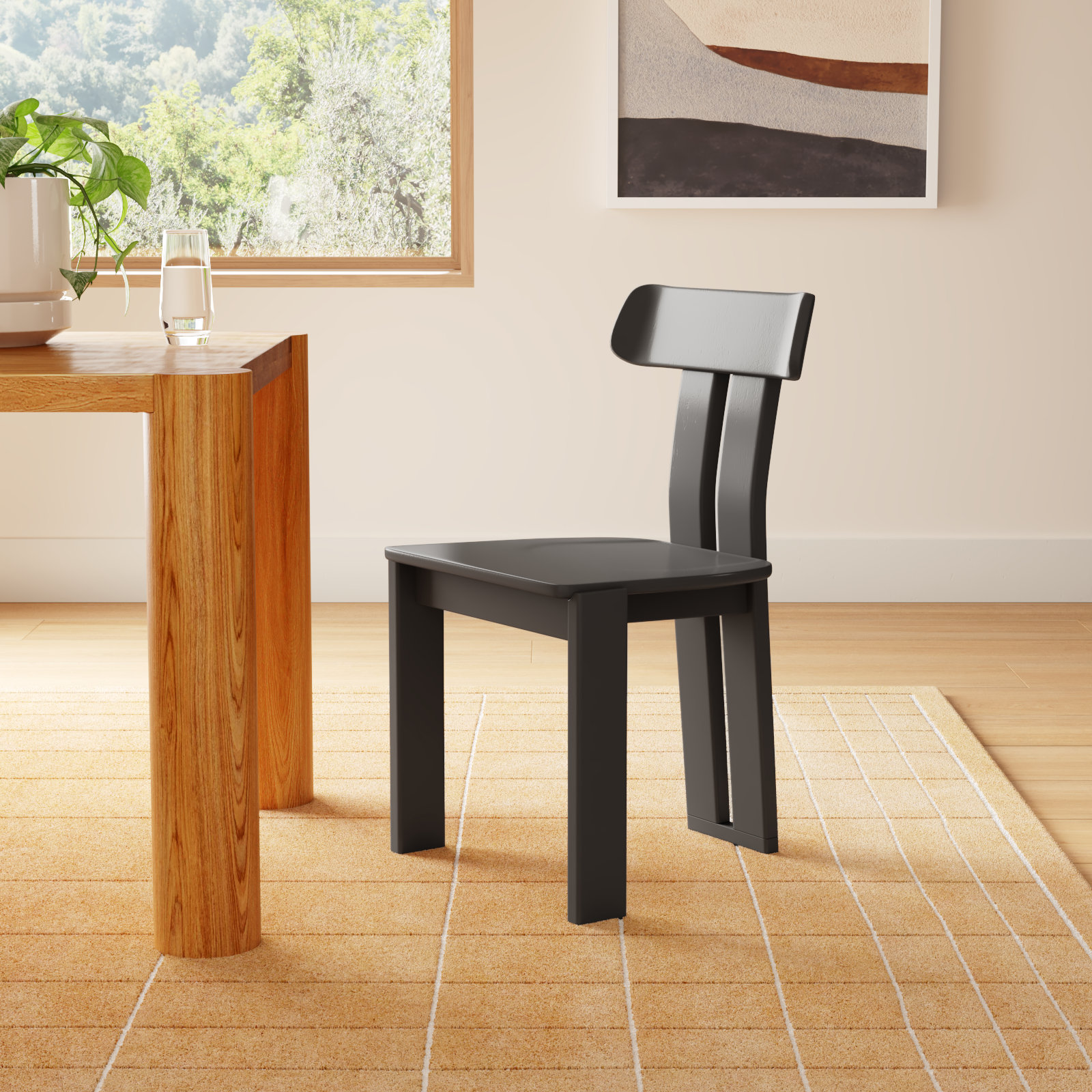 Jahmal Dining Chair, Black