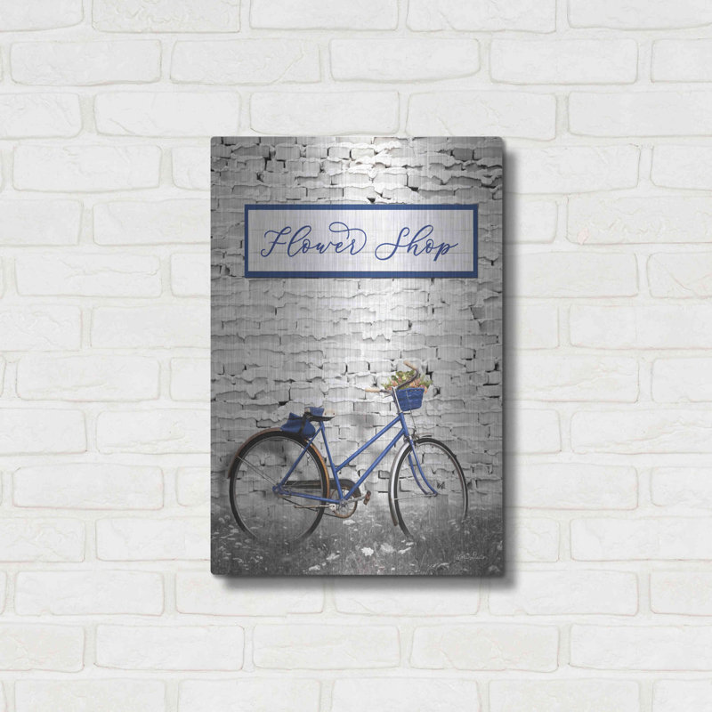 «Flower Shop Bicycle» par Lori Deiter, H 24 po x l 16 po