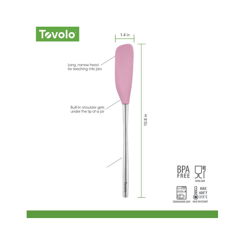 Tovolo Flex-Core Jar SS Handle Pink Sorbet
