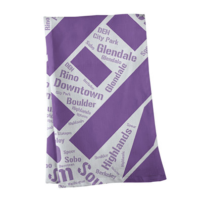 Serviette à thé « districts »