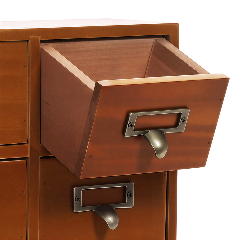 Ensemble de rangement de bureau 64 tiroirs, Brun