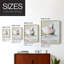 Reproduction encadrée de cygne rose - bois massif-897955377-897955381