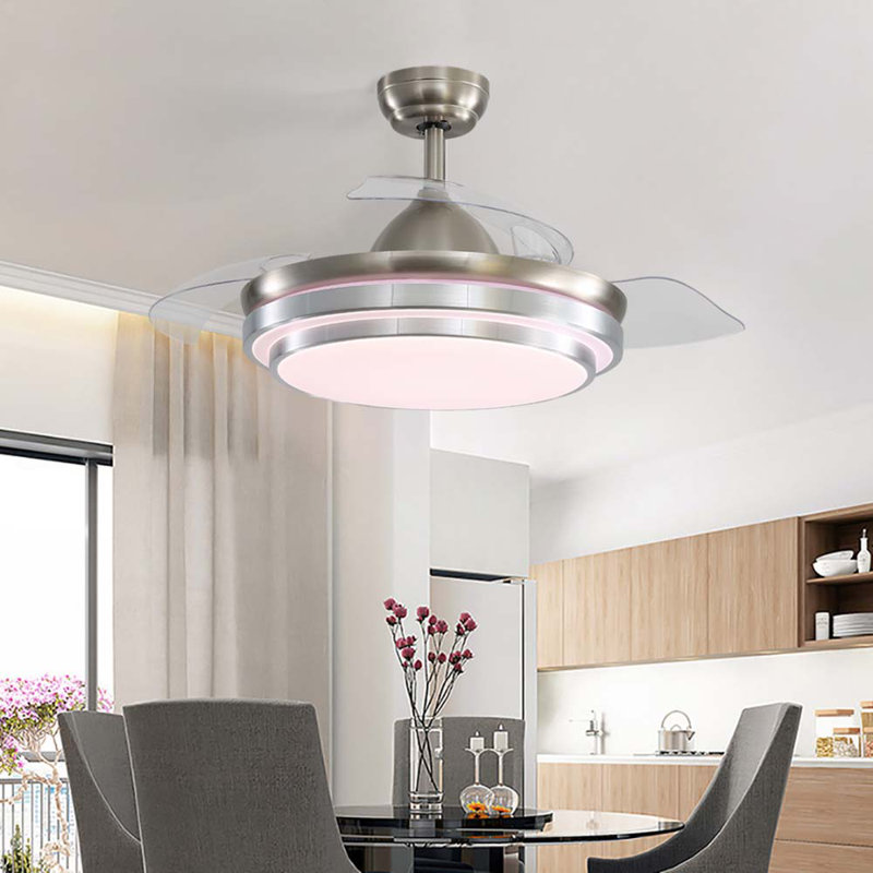 4 Blade Ceiling Fan  With Remote