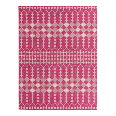 Magenta Traliccio Indoor/Outdoor Trellis Rug