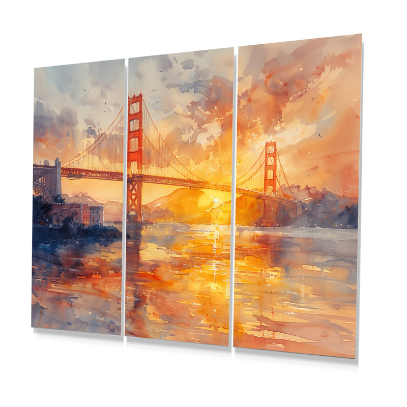 Ensemble de salon Aniya - Bridges Wall Art, H 28 po x l 36 po, Sans cadre