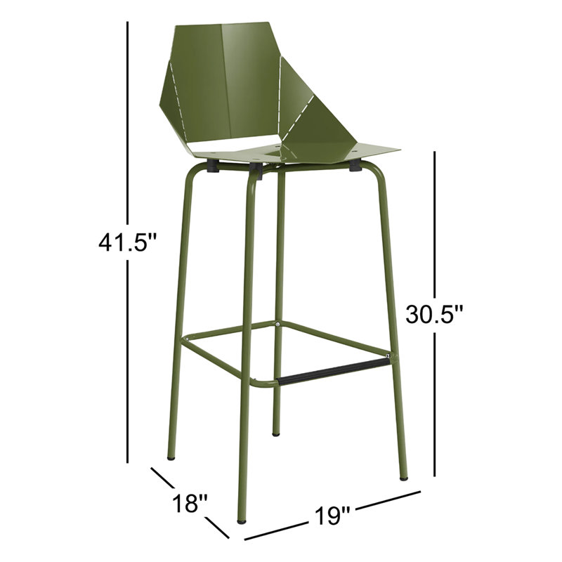 Tabouret Real Good, Blanc, Tabouret de bar (siège d'une hauteur de 31 po)