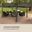Blumfeldt Fabric Replacement Canopy for Pergola-43145430-43145429