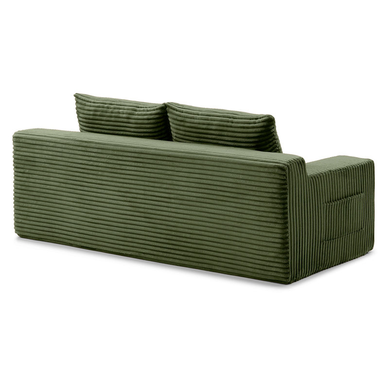 Canapé en mousse viscoélastique Boneless, Vert