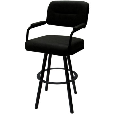 Kambria Swivel Metal Extra Tall Bar Stool 34" Seat On Warren Base