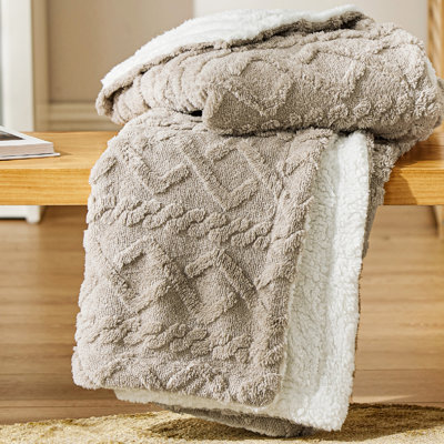 Bedsure Sherpa Blanket For Bed- Fuzzy Soft Cozy Blanket, Fleece Thick Warm Blanket For Fall