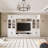 4-piece Entertainment Center Storage Credenza