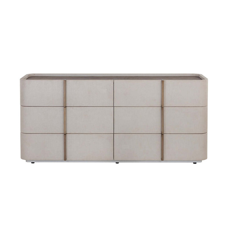 JAMILLE 6 - Drawer Dresser, Ivory