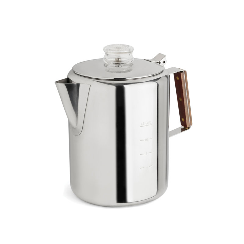 Tops 12-Cup Rapid Brew Stovetop Coffee Maker