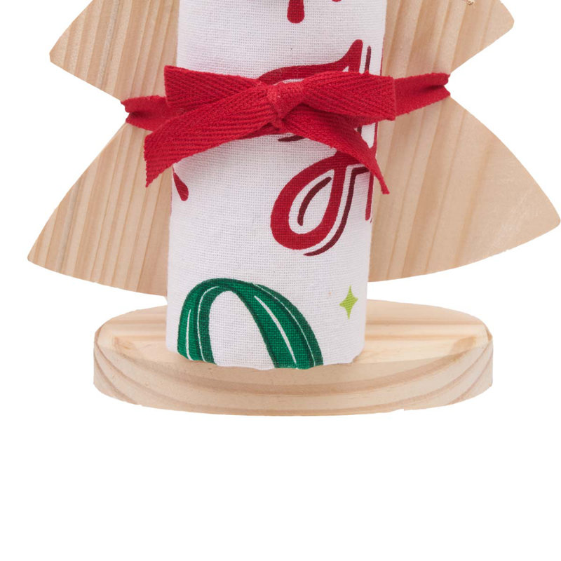 Ho Ho Ho Tree Dishtowel Set of 2