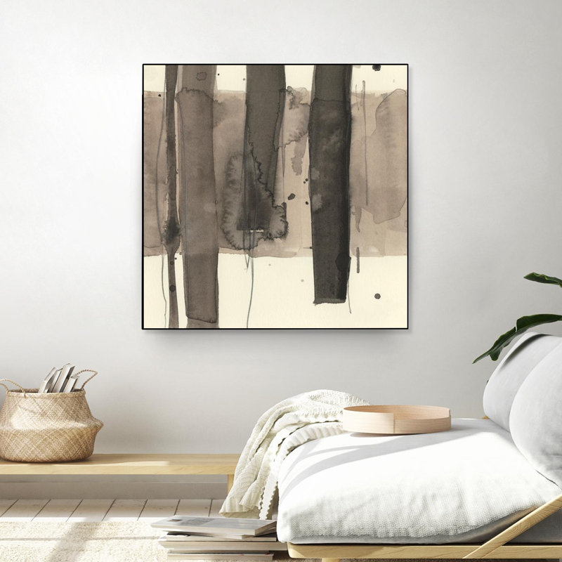 «Wood Piling I» par Samuel Dixon, reproduction sur toile flottante, H 20 po x l 20 po