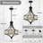 4 Light Crystal Drum Semi Flush Mount-1641121896