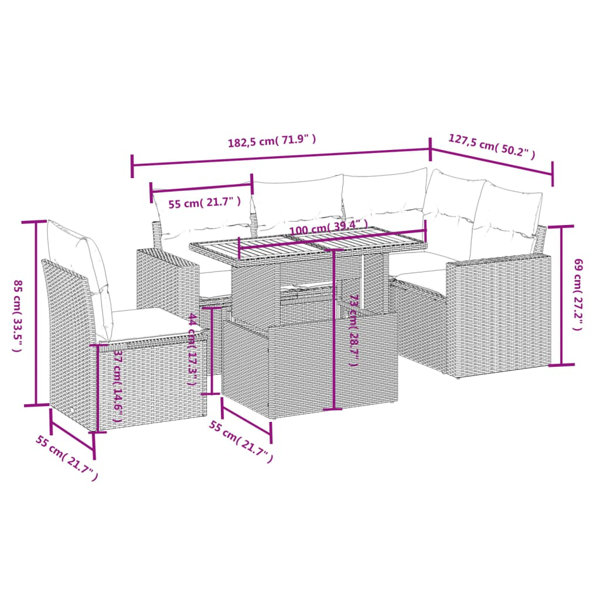 Dimensions du produit