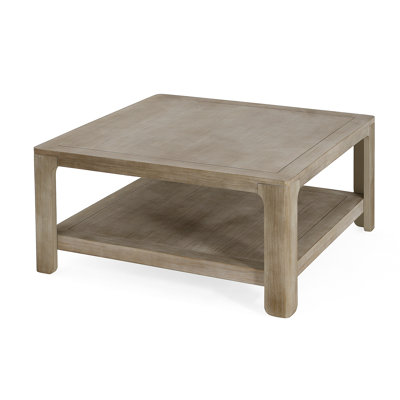Square Coffee Table With Storage,Ash