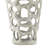Bodo Gold Aluminum Metal Coral Cutout Coral Decorative Vase, 10" x 10" x 40"-695286579-678916528
