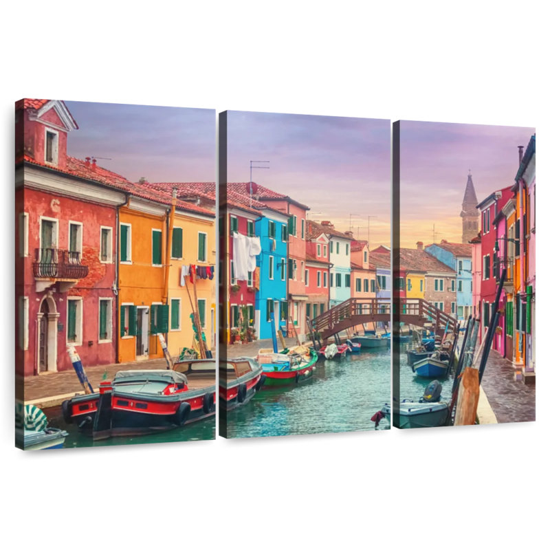 Rorry Dusk In Burano, 48" H x 74" W
