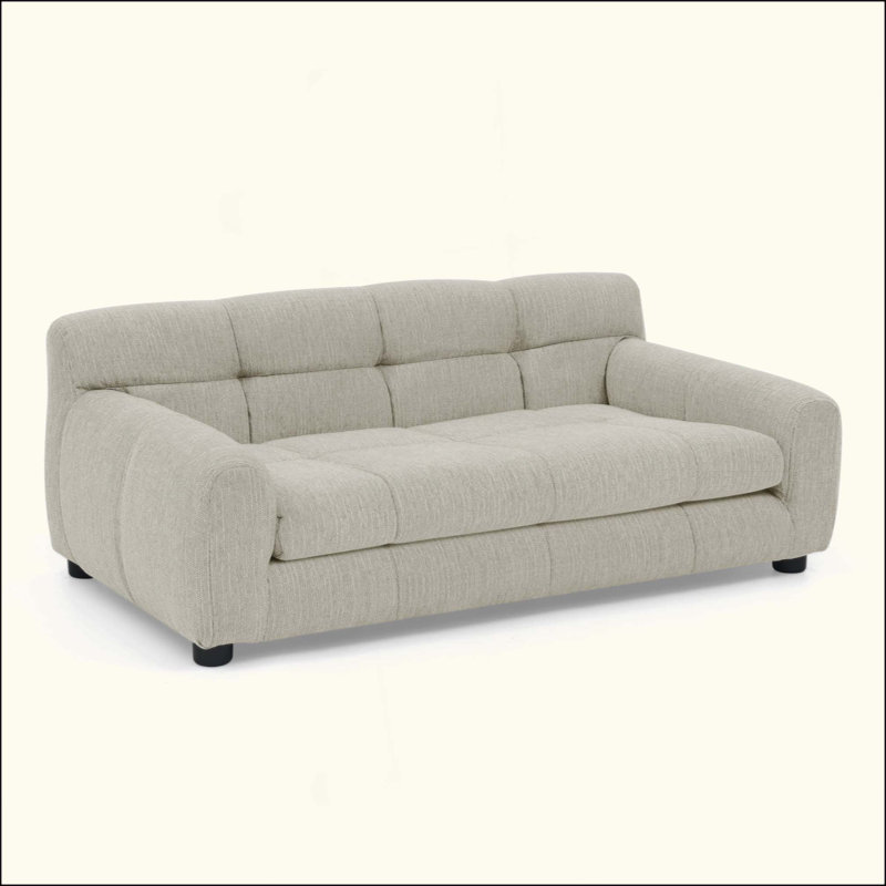 Canapé pour chien doux et confortable avec dossier et accoudoirs, convient aux canapés rectangulaires modernes pour petits et moyens chiens