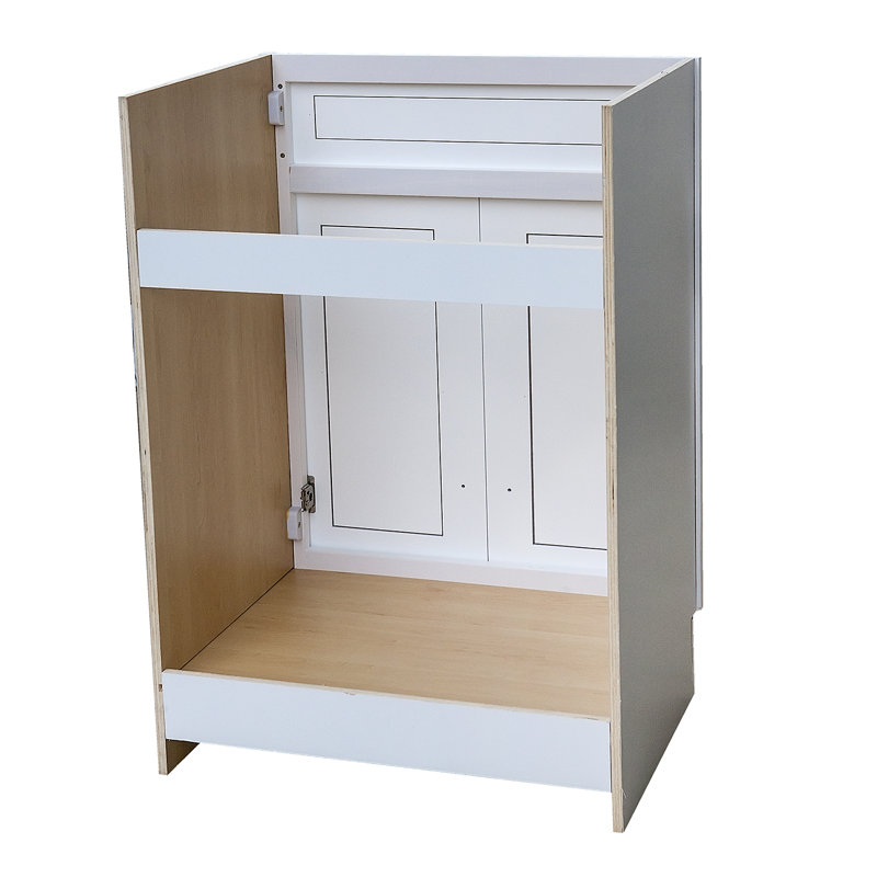 Ransom 24'' White Shaker vanity base cabinet