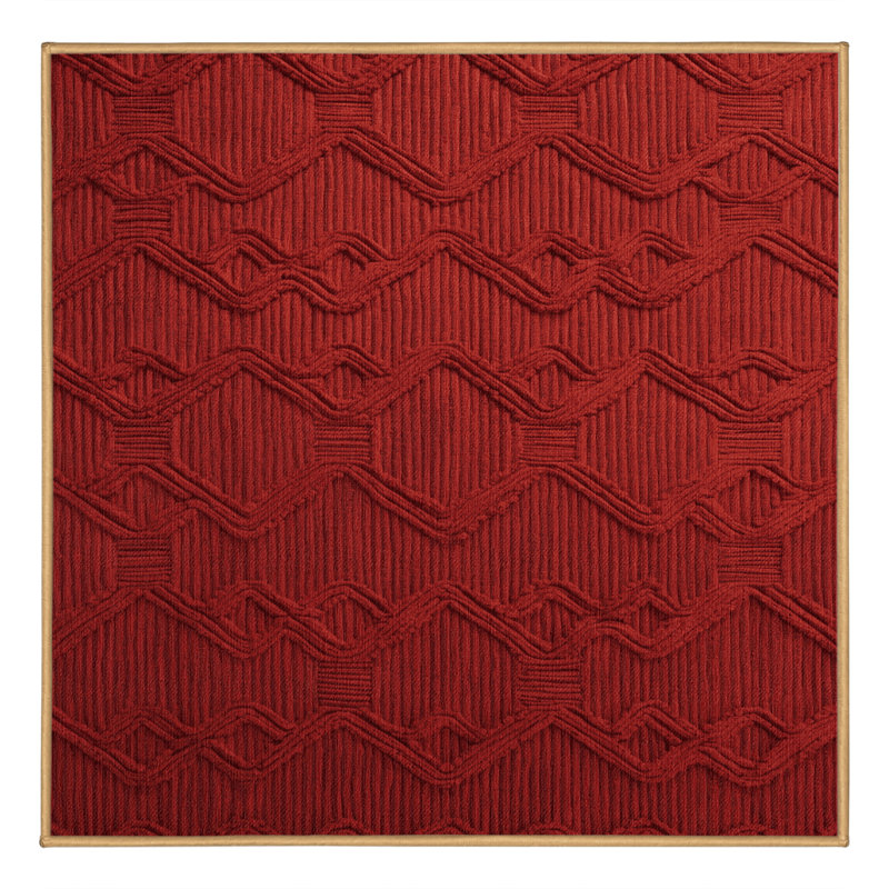 Machine Washable Trellis Brown Area Rug, Square 5'