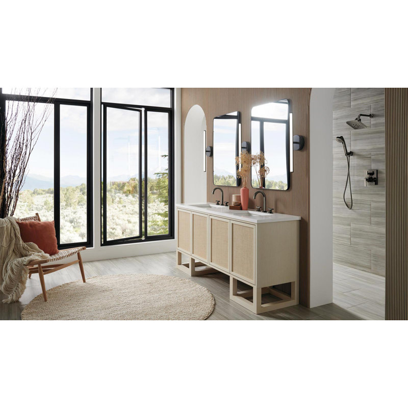 Kintsu® Multifunction Slide Bar Handshower, Luxe Nickel