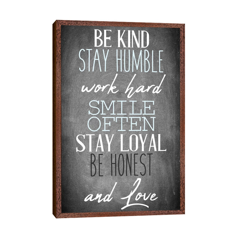 And Love by Kimberly Allen - Print on Canvas, 152.4cm H x 101.6cm W x 3.81cm D, Classic Brown Wood Framed