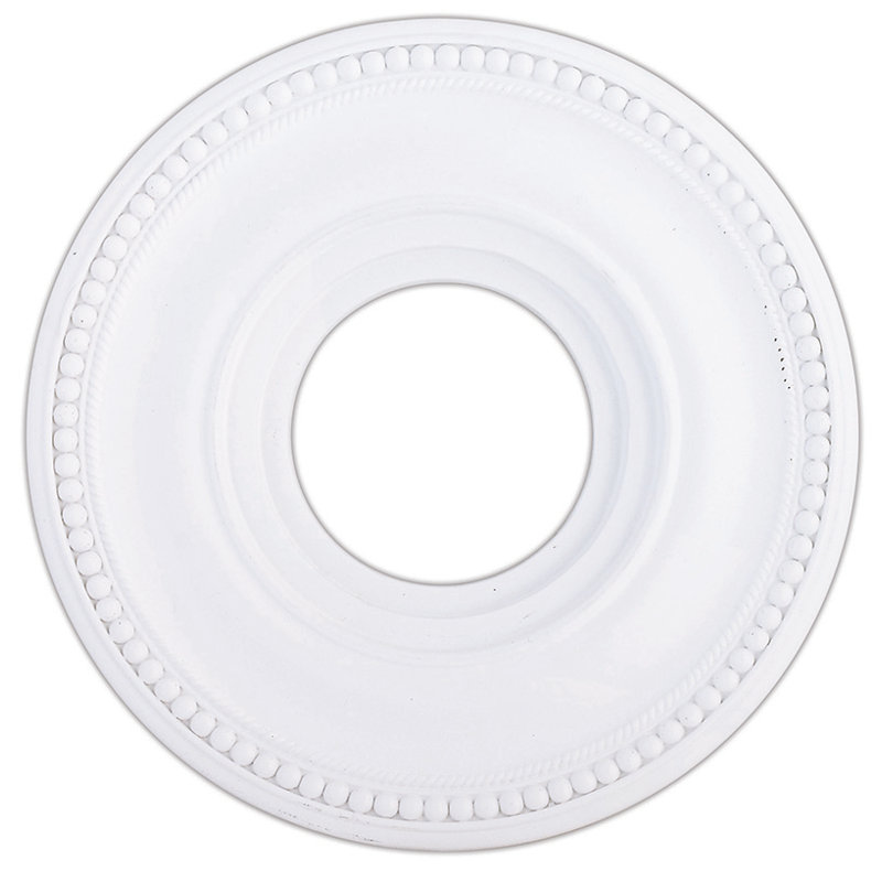 Cavandale Ceiling Medallion, White, 2" H
